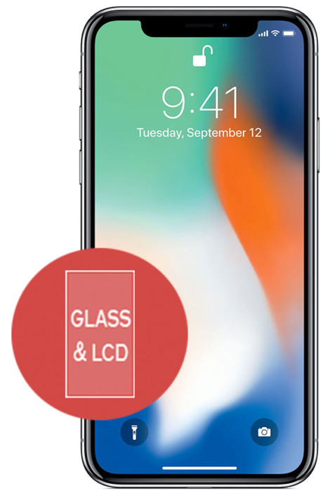 iPhone X Glass & LCD Repair